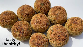 Healthiest Falafel 🤯 vegan recipes [upl. by Milty]