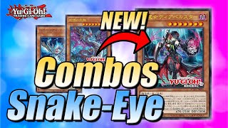 ACTUALLY GOOD  DIABELLESTARR SNAKEEYE COMBOS  POST AGE OF OVERLORD  YuGiOh [upl. by Ahsem]