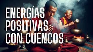 Cuencos Tibetanos Para eliminar Energía Negativa Atrae Energía Positiva frecuencia 639Hz frequency [upl. by Nosduh]