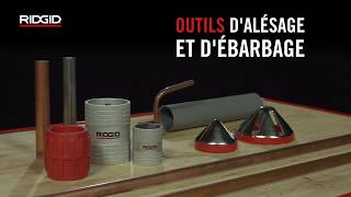 RIDGID Alésoirs et outils débavurage [upl. by Hsetirp]