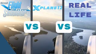 MSFS 2020 vs Xplane 12 vs Real Life Landing in Berlin Brandenburg Airport [upl. by Ntisuj608]