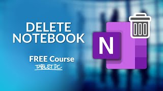 How to DELETE or RENAME a NOTEBOOK in OneNote [upl. by Youngman]