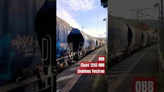 ÖBB SIEMENS VECTRON Class 1293 with silo wagons züge [upl. by Fassold]