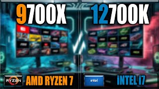 9700X vs 12700K Benchmarks  Tested in Games and Applications [upl. by Nahij]