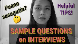 MGA TANONG SA INTERVIEWS PAG NAG APPLY ABROAD  COMMON TAIWAN [upl. by Worden]