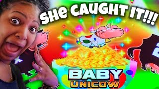 She Caught The Baby Unicow And Won Huge On This Slot [upl. by Damaris]