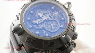 Invicta Watch 6561 Subaqua Noma IV Chronograph Stainless ION Plated [upl. by Ynattirb]