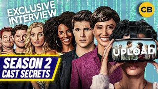 Upload Season 2 Cast Interview Robbie Amell Andy Allo Allegra Edwards Greg Daniels  MORE [upl. by Mack]