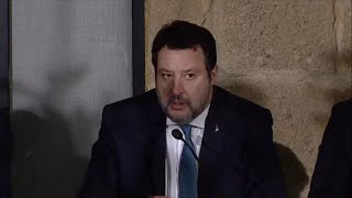 Salvini quotNel 2019 meno morti e dispersi nel Mediterraneo non è coincidenzaquot [upl. by Neema542]