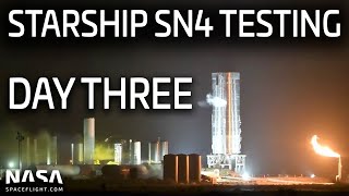 Replay Starship SN4 Testing From SpaceXs Boca Chica Launch Site [upl. by Atirys325]