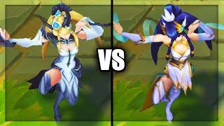 IG Irelia vs Divine Sword Irelia Epic Skins Comparison League of Legends [upl. by Hairej]