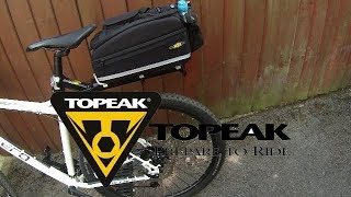 TOPEAK BEAM RACK V TYPE and MTX Trunkbag EX [upl. by Haianeb371]