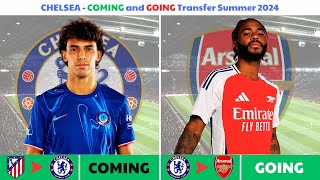 ALL TRANSFERS OF CHELSEA CLUB 2024 SUMMER  Sterling Felix Pedro Neto [upl. by Orin]