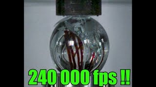 Crushing Glass Balls with Hydraulic Press  Filmed over 100 000 fps [upl. by Riamu]