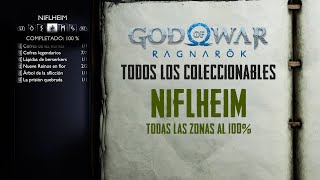 God of War Ragnarok  Niflheim 100  Guía de todos los coleccionables de la zona al 100 [upl. by Gabriella]