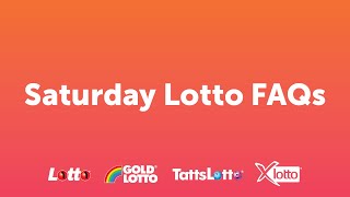 Saturday Lotto  FAQs [upl. by Deryl648]