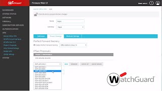 WatchGuard How to Configure Branch Office VPN [upl. by Ck]