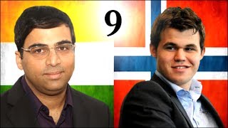 Vishy Anand vs Magnus Carlsen  2013 World Chess Championship  Game 9 [upl. by Barker]