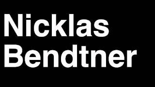 How to Pronounce Nicklas Bendtner Arsenal FC Football Futbol Goal Penalty Kick Yellow Red Card [upl. by Erika]