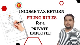 Income Tax Return Filling for a Private Employee  Income Tax Return 202324 [upl. by Nanice214]