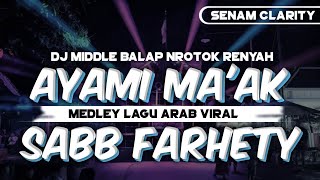 DJ MEDLEY LAGU ARAB VIRAL  AYAMI MAAK X SABB FARHETY  MIDDLE BALAP NROTOK NULUP SENAM CLARITY [upl. by Sanferd]