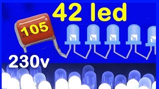 how to make led light 220v led lamp  without transformer led light kaise banaye [upl. by Haneen]