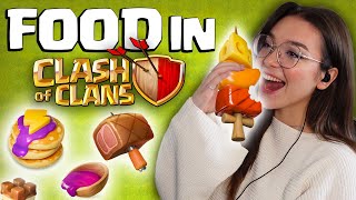 FOOD in Clash of Clans  Next Coc Update [upl. by Ytirahc]