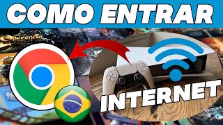 Como Entrar na Internet Pelo PS5 2024 [upl. by Nylhtiak164]