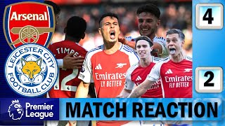 Trossard amp Martinelli Explode  Arsenal 4  2 Leicester City  Match Reaction [upl. by Marie-Jeanne]