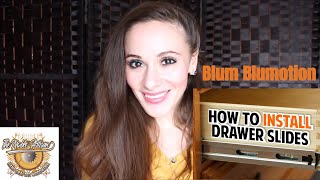 Installing Blum Blumotion Drawer Slides Tips and tricks [upl. by Ydrah]