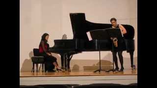 Karel Husa Concerto for Alto Saxophone and Concert BandPrologue [upl. by Nyrat]