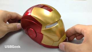 Iron Man Bluetooth Speaker with Handsfree [upl. by Vallery]