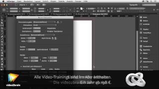 Visitenkarten gestalten mit InDesign Tutorial Visitenkartenformate video2braincom [upl. by Notsirhc766]