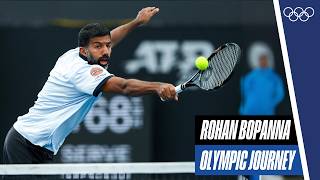 Olympics at 44 years old  Doubles Trouble Indias Rohan Bopanna’s Olympic Journey in Tennis [upl. by Cagle]