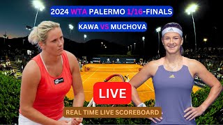 Karolina Muchova Vs Katarzyna Kawa LIVE Score UPDATE Today Women Tennis 2024 WTA Palermo 116Finals [upl. by Ecyle700]