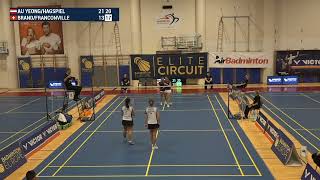 Match point  Au Yeong  Hagspiel vs Brand  Franconville  WD SF  Croatian Int 2024 [upl. by Roxi]