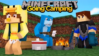 MINECRAFT ADVENTURE  ATTACKED WHILE CAMPING w SHARKY amp SCUBA STEVE [upl. by Benil]