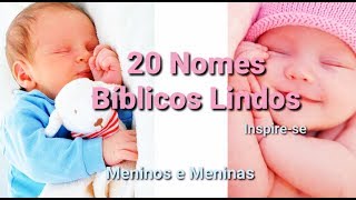 NOMES BÍBLICOS DIFERENTES E LINDOS MENINOS E MENINAS [upl. by Kyle658]