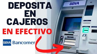 Como depositar efectivo en cajero Bancomer [upl. by Yemiaj232]