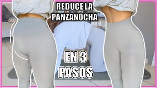 COMO REDUCIR LA PANZANOCHA Abdomen bajo fusionado en 3 pasos [upl. by Riamo]