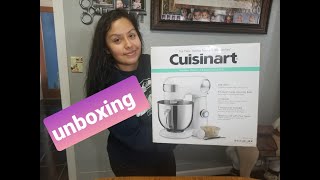 unboxing my new cuisinart stand mixer [upl. by Gretta]