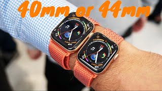 Apple Watch Series 5 40mm vs 44mm [upl. by Orteip970]