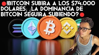 🔴BITCOIN SUBIRA A LOS 72000 DOLARES¡ ¿LA DOMINANCIA DE USDT SEGUIRA CAYENDO🔴 [upl. by Adnaloy]