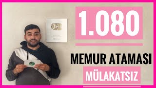 1080 MEMUR ALIMI SAĞLIK BAKANLIĞI MÜLAKATSIZ MEMUR ALIMI 27 BİN SAĞLIKÇI ALIMI 20245 ATAMASI [upl. by Kean]