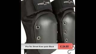 ProTec Street Knee pads Black [upl. by Wrightson700]