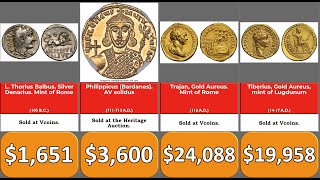 Most Valuable 49 most valuable Roman coins for your collection [upl. by Sparhawk]