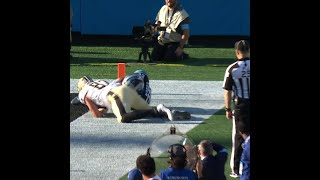 Foster Moreau catches for a 17yard Touchdown vs Carolina Panthers [upl. by Enahsal]