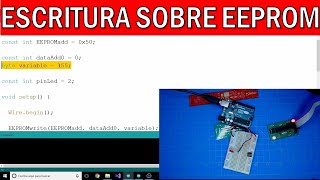 eeprom programming tutorial  Escritura de memoria externa 24LC256  Proyecto con Arduino UNO [upl. by Zimmerman731]