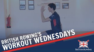 British Rowing Workout Wednesday 3  Lower Body Workout [upl. by Ativet]