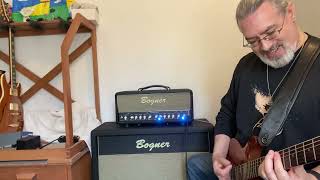 Unboxing amp playthru Bogner 3534 50 watt head [upl. by Leamhsi608]